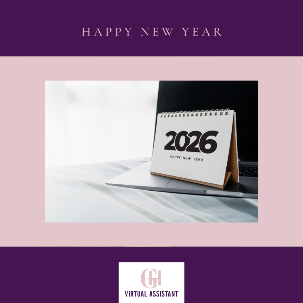 Image shows a calendar which says 2026 on it and the words Happy New Year at the top